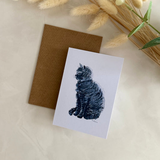 Pack of 5 A7 High Quality Note Cards | Gift Cards - Moody Moggy