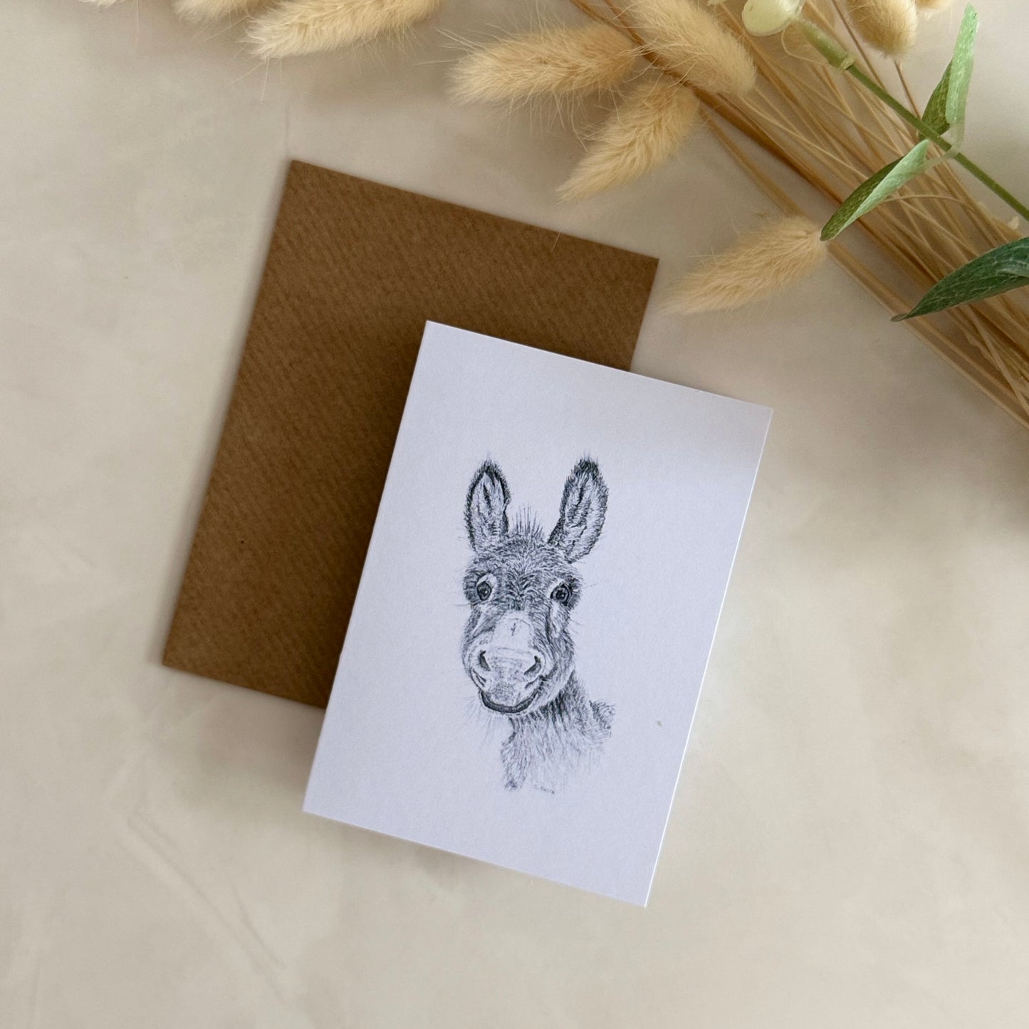 Pack of 5 A7 High Quality Note Cards | Gift Cards - Donkey