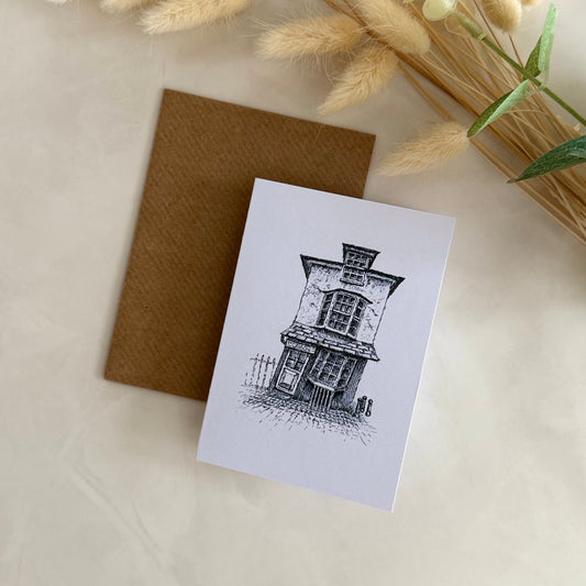 Pack of 5 A7 High Quality Note Cards | Gift Cards - Crooked House